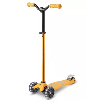 Micro Maxi Deluxe PRO LED Scooter Rose