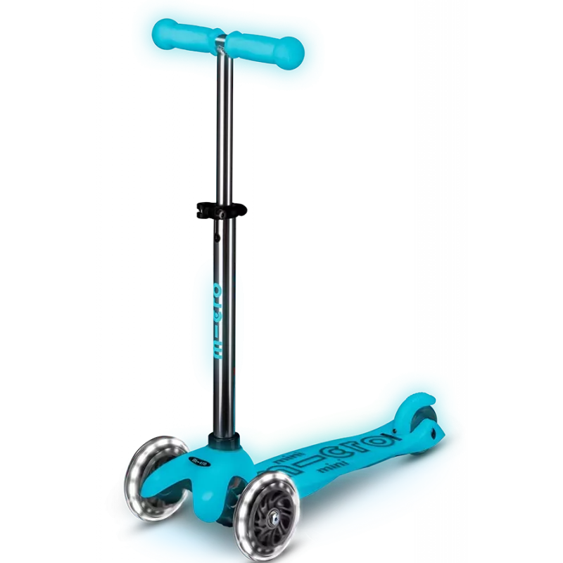 Micro Mini Deluxe Glow LED Scooter Glacier Aqua