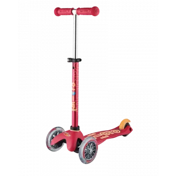 Micro Mini Deluxe skrejritenis Red 3-Kołowy Hulajnoga dla Dzieci w Wieku 2-5 Lat