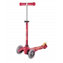 Micro Mini Deluxe skrejritenis Red 3-Kołowy Hulajnoga dla Dzieci w Wieku 2-5 Lat