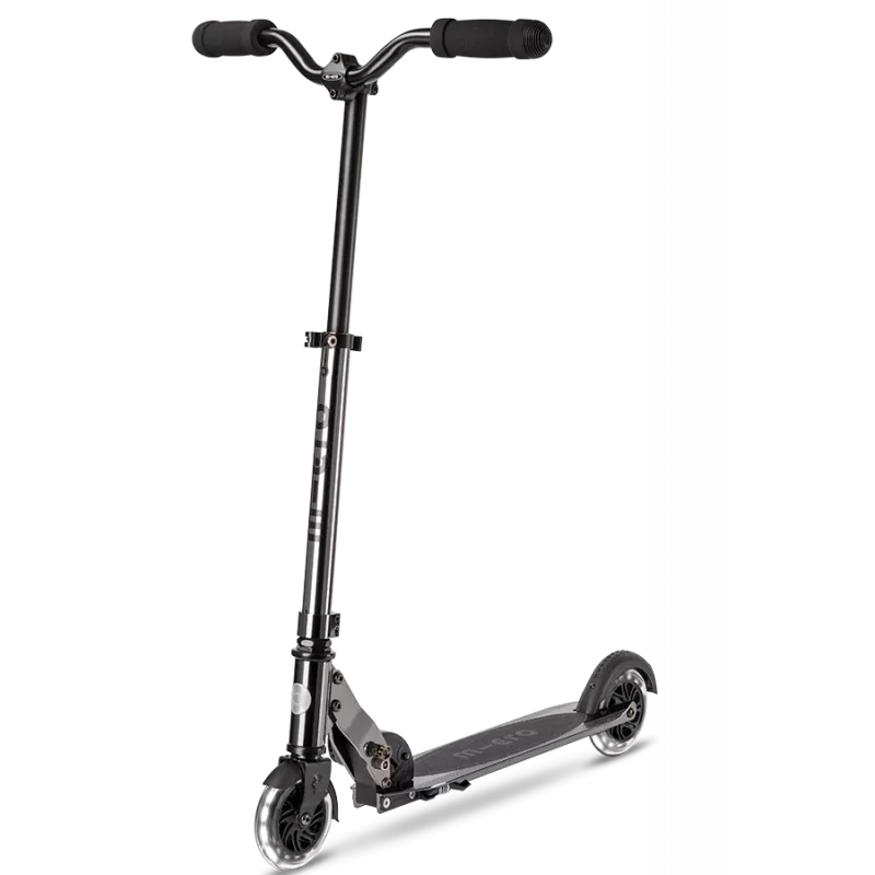 Micro Sprite Deluxe LED Neochrome Black Scooter