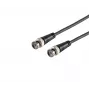 MICROCONNECT BNC Męski do BNC Męski Kabel Koncentryczny RG-59, 75 Ohm, 1m, Czarny
