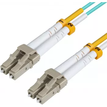 Microconnect FIB442012 InfiniBand OM3 Fiber Optic Cable – LC-LC 12 m Blue