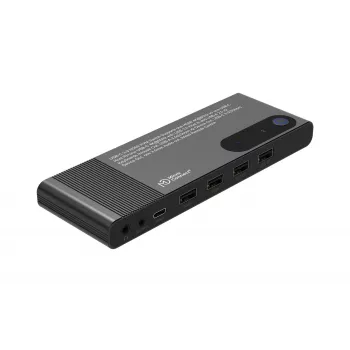 MicroConnect HDMI i USB-C przełącznik KVM 2-portowy (MC-HDMI-KVM202K)