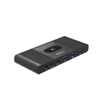 MicroConnect HDMI i USB-C przełącznik KVM 2-portowy (MC-HDMI-KVM202KV2.0)