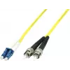 MicroConnect LC/PC do ST/PC 10m 9/125 Single-Mode Duplex Fiber Patch Cable