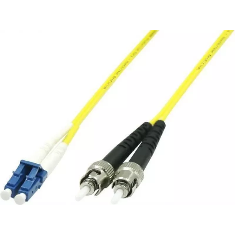 MicroConnect LC/PC do ST/PC 10m 9/125 Single-Mode Duplex Fiber Patch Cable