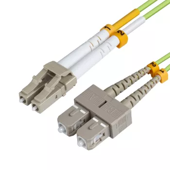 MICROCONNECT LC/UPC-SC/UPC 10m OM5 Kabel Światłowodowy Patch