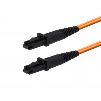 MICROCONNECT MTRJ/UPC do MTRJ/UPC 0,5m OM1 Duplex Fiber Patch Cable, Pomarańczowy