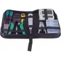 MicroConnect Network Cable Tester Set 10 (CAB-TEST5) z testerami RJ45, RJ11/RJ12, BNC, USB i 8 zdalnymi identyfikatorami
