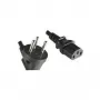 MicroConnect PE010418ISRAEL Kabel zasilający Type H do C13 1,8m Czarny
