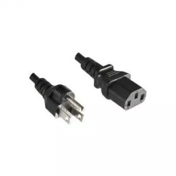 Microconnect PE010418JAPAN Kabel zasilający NEMA 5-15P do IEC C13 1,8 m Czarny