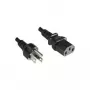 Microconnect PE010418JAPAN Kabel zasilający NEMA 5-15P do IEC C13 1,8 m Czarny