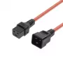 MicroConnect Przewód zasilający C19 IEC Lock - C20 (MC-C19C20LOCK-1M-R)