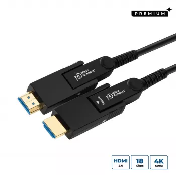 MicroConnect Premium Optic Fiber HDMI Type A aktywny kabel optyczny, 4K, 10m, czarny