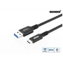 MICROCONNECT Premium USB-C na USB-A Kabel 1m Czarny