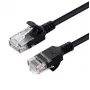 MICROCONNECT U/UTP CAT6 0,3 m czarny cienki kabel krosowy Ethernet