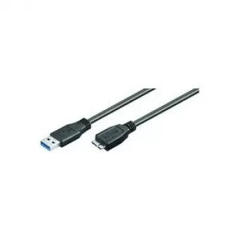 Kabel MicroConnect USB 3.0 - 5m, USB-A męski do Micro-USB B męski, czarny USB3.0AB5MICRO