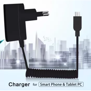 Przewód MicroUSB Ładowarka Czarny 1m USB 2.0