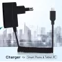 Przewód MicroUSB Ładowarka Czarny 1m USB 2.0
