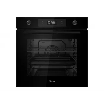 Midea MBON5M90E6-BK Wbudowany piekarnik elektryczny 70L z ekranem dotykowym, pirolityczny, samoczyszczący, czarny