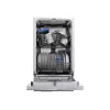 Midea MDWEB1004LS-W Robot Sprzątający z Nawigacją Laserową LDS, Siłą Ssania 4000 Pa, Mopowaniem Sonicznym, Baterią 5200 mAh, Sterowanie Aplikacją i Głosem, Biały