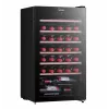 Midea Wine Cooler MDRW150FGG22W Freestanding 34 Butelki Czarny