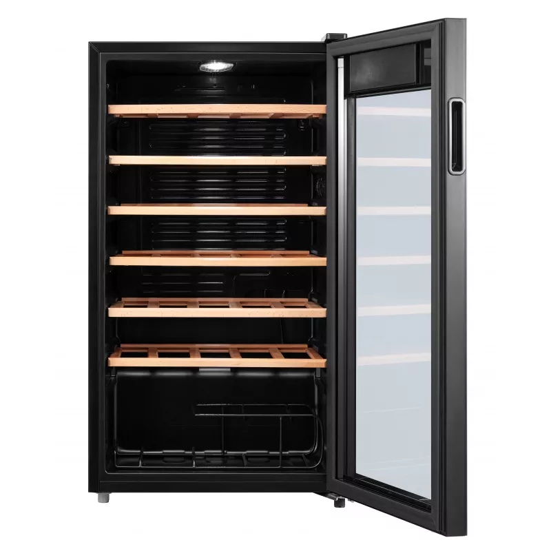 Midea Wine Cooler MDRW150FGG22W Freestanding 34 Butelki Czarny