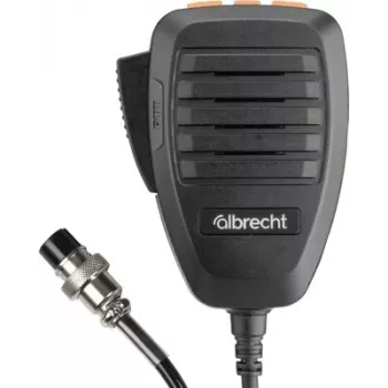 Mikrofon dynamiczny CB Midland Albrecht 42000 z 4-pinowym złączem i PTT