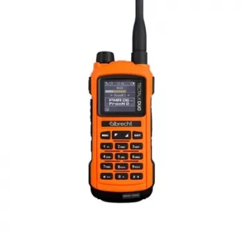 Midland Albrecht Tectalk Duo PMR446 + Freenet Radiotelefon Dwupak Pomarańczowy IP56 29149