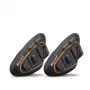 Midland BTX1 PRO S-TWIN Zestaw dwóch interkomów motocyklowych Bluetooth z zasięgiem 800 m, baterią 23 h, IPX6, redukcją szumów DNK, radiem FM, uniwersalnym parowaniem