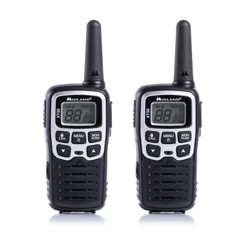 Midland XT50 2x PMR446 Przenośne Radio Dwukierunkowe Szary