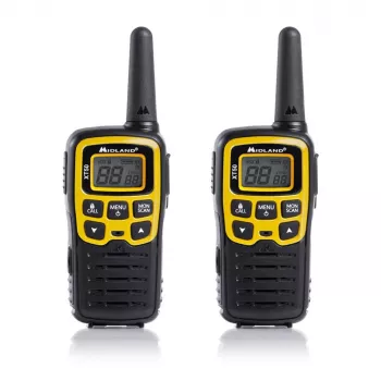 Midland XT50 Adventure Two-Way Radio 24 Channels 446.00625 - 446.09375 MHz Black, Grey