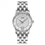 MIDO Baroncelli III Ladies Automatic Watch M007207110360 33mm Silver Dial Diamond Markers Stainless Steel Bracelet
