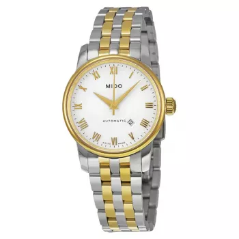 Zegarek automatyczny MIDO Baroncelli III damski M76009261 29mm srebrny stal nierdzewna
