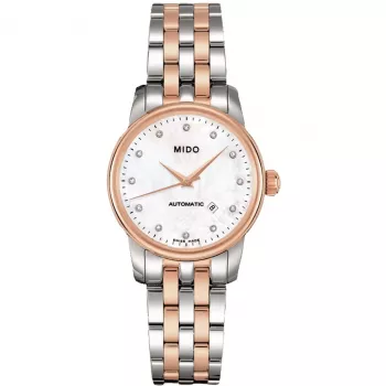 MIDO Baroncelli Lady Automatic Watch M76009691 29mm Rose Gold PVD