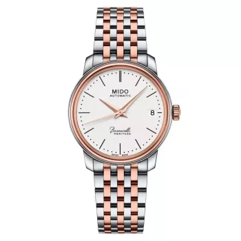 MIDO Baroncelli Lady Day of the Dead Limited Edition Automatic Watch 33mm Rose Gold PVD M027207220100