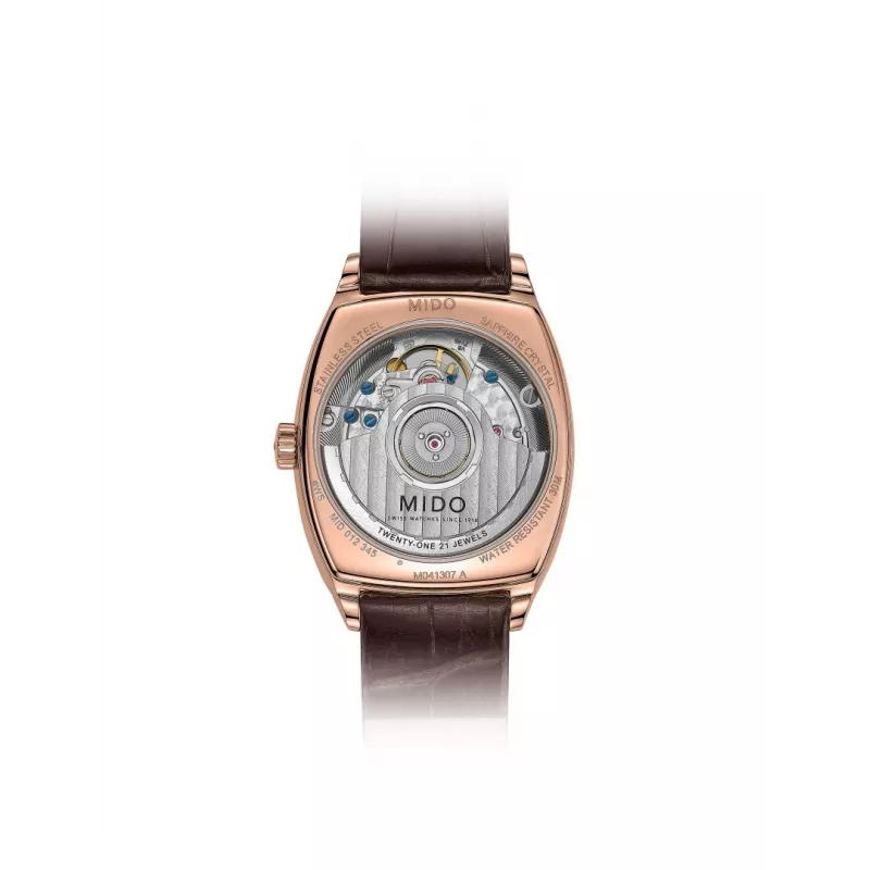 Zegarek automatyczny MIDO dla kobiet M041307362960 30,5 mm Rose Gold PVD