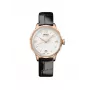 MIDO Zegarek automatyczny damski M043207360180 34mm Różowe złoto PVD Stal szlachetna Biała perłowa tarcza Czarny skórzany pasek Edycja limitowana