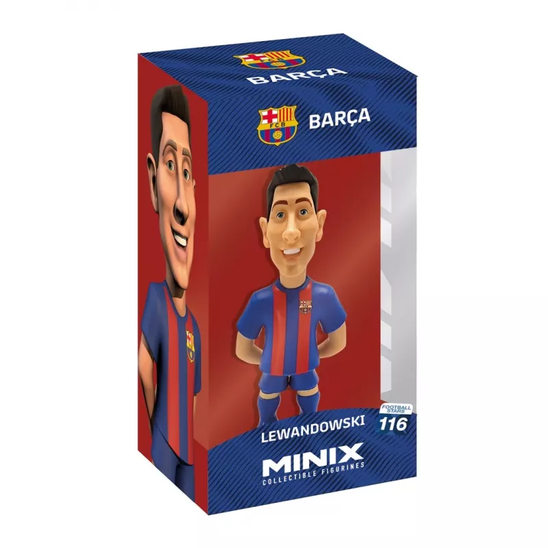 MINIX FC Barcelona - Robert Lewandowski Figurka Kolekcjonerska