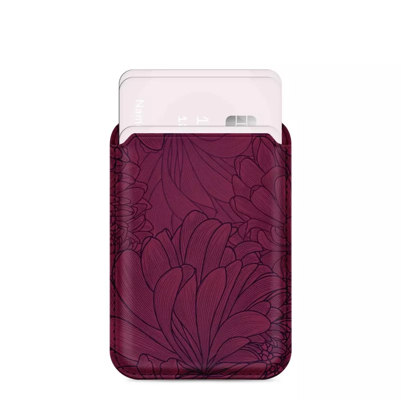 MIO Berry Blooms Magsafe Case Compatible Card Holder