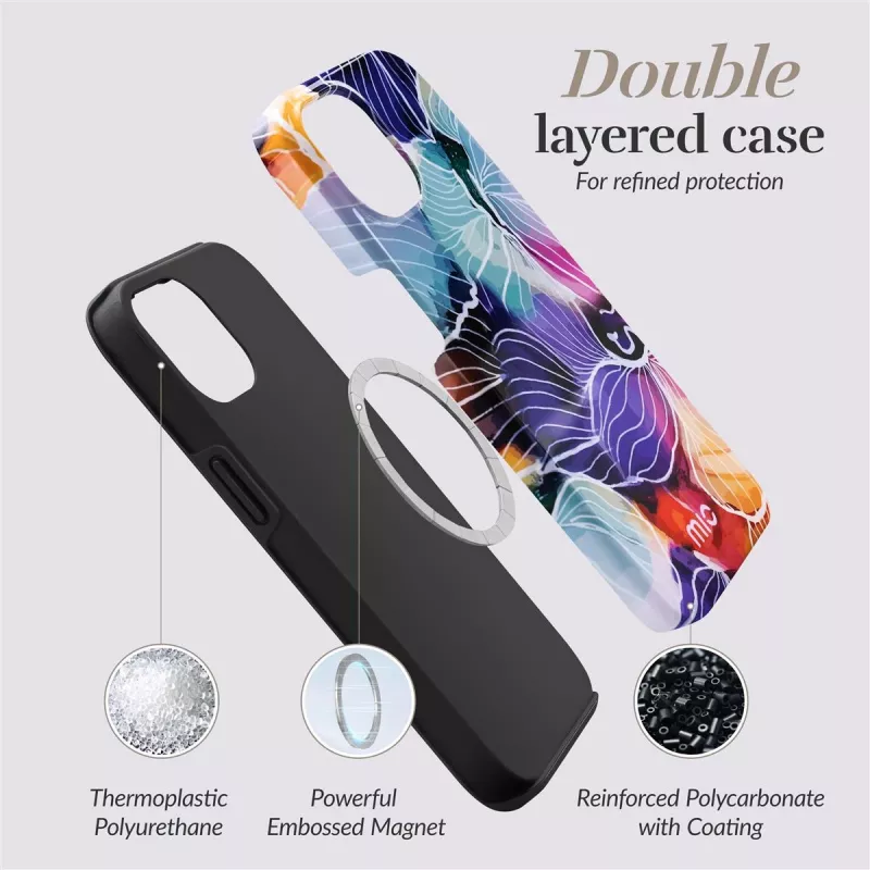 MIO Flowers Magsafe Compatible dla iPhone 16 Pro