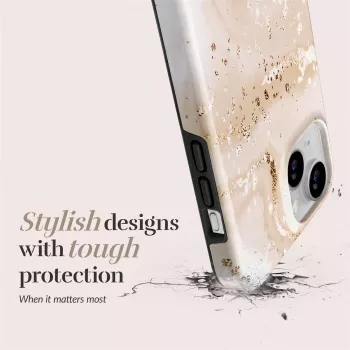 Etui MIO Gold Marble kompatybilne z Magsafe do iPhone 16 Plus