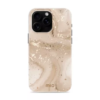 MIO Gold Marble Magsafe Compatible Case do iPhone 16 Pro Max