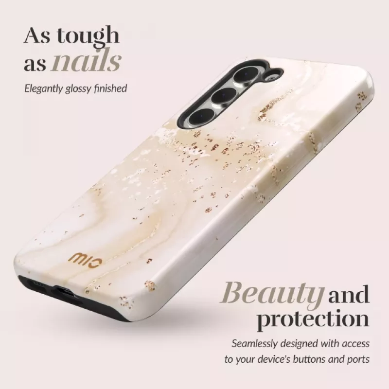 Etui MIO Gold Marble Magsafe Compatible Case do Samsung S24 FE 5G