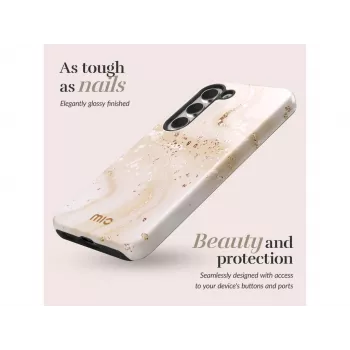 Etui MIO Gold Marble Magsafe Compatible do Samsung S25 Plus 5G