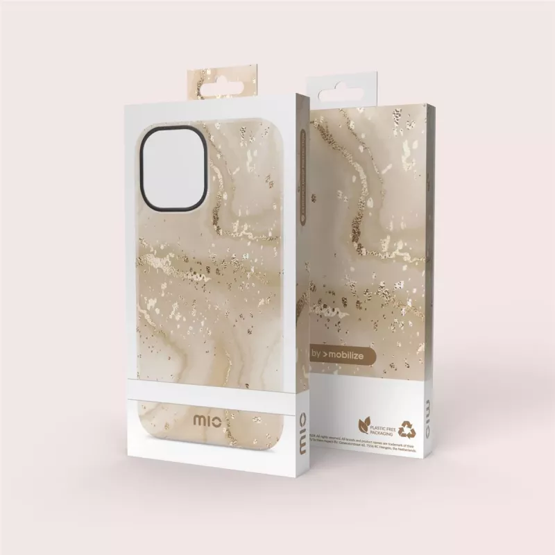 MIO Gold Marble Magsafe Compatible for iPhone 16