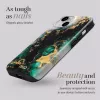 Etui MIO Green Marble kompatybilne z Magsafe do iPhone 16 Plus