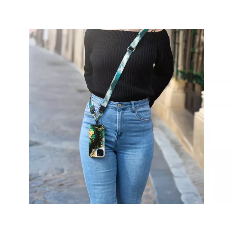 Etui MIO Green Marble kompatybilne z Magsafe do Samsung S24 5G