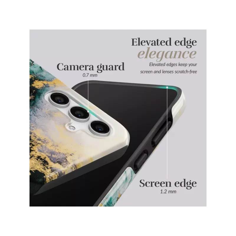 Etui MIO Green Marble kompatybilne z Magsafe do Samsung S25 Plus 5G